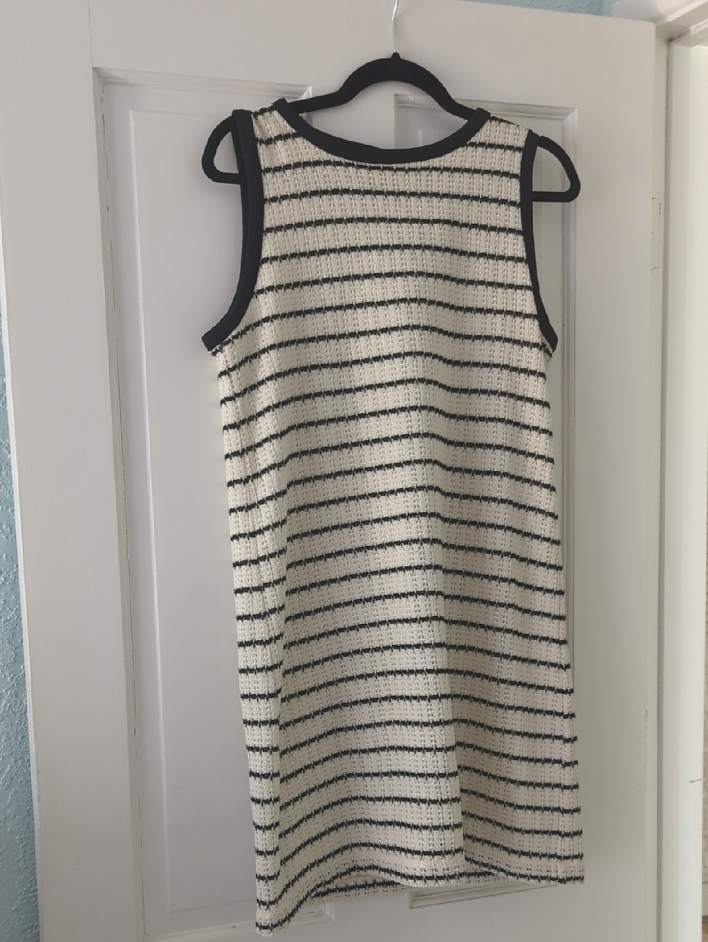 J.Crew Factory Shift Dress.  New w/tags- Black and Cream